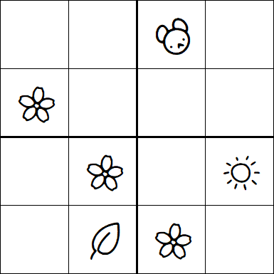 Kids Sudoku 4x4 - Medium