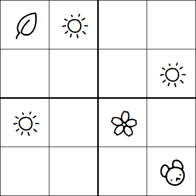 Kids Sudoku 4x4 - Medium