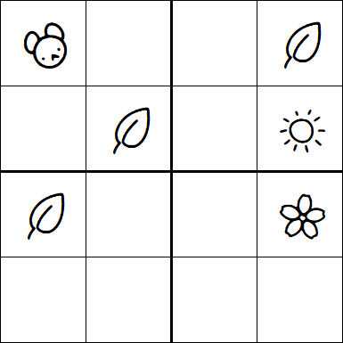 Kids Sudoku 4x4 - Medium