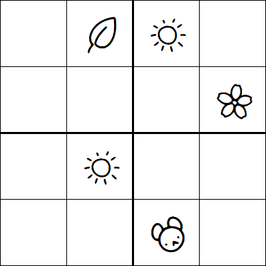 Kids Sudoku 4x4 - Medium