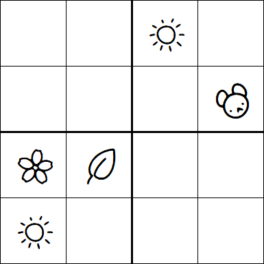 Kids Sudoku 4x4 - Medium