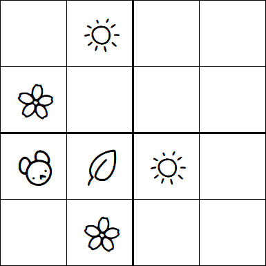 Kids Sudoku 4x4 - Medium