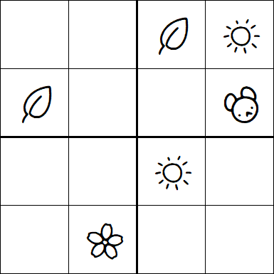 Kids Sudoku 4x4 - Medium