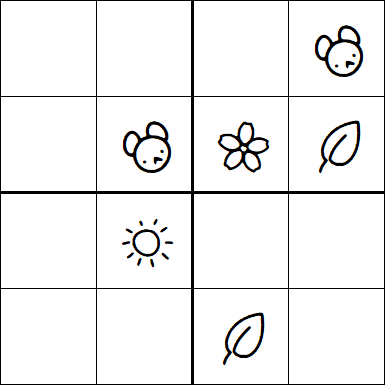 Kids Sudoku 4x4 - Medium