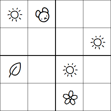 Kids Sudoku 4x4 - Medium