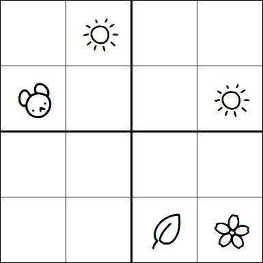 Kids Sudoku 4x4 - Medio