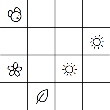Kids Sudoku 4x4 - Medium