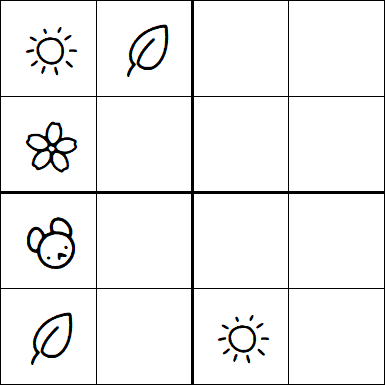 Kids Sudoku 4x4 - Medium