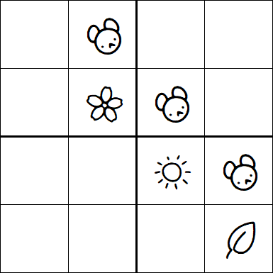 Kids Sudoku 4x4 - Medium