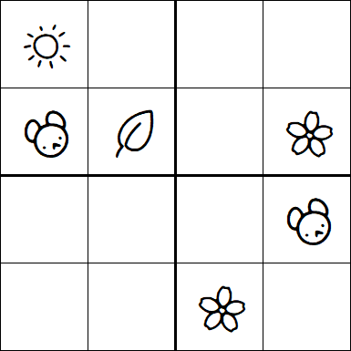 Kids Sudoku 4x4 - Medium
