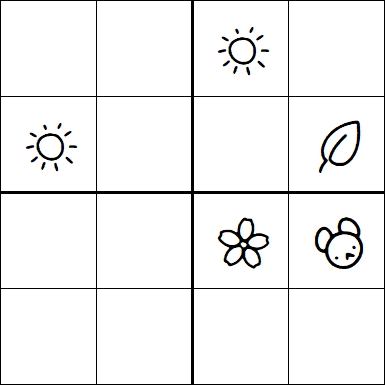 Kids Sudoku 4x4 - Medium