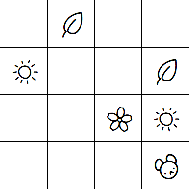 Kids Sudoku 4x4 - Medium