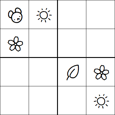 Kids Sudoku 4x4 - Medium