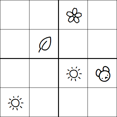 Kids Sudoku 4x4 - Medium