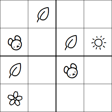 Kids Sudoku 4x4 - Medium