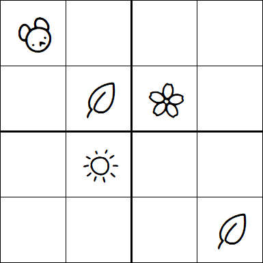 Kids Sudoku 4x4 - Medium