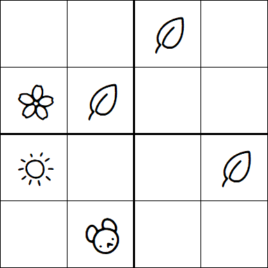 Kids Sudoku 4x4 - Medium