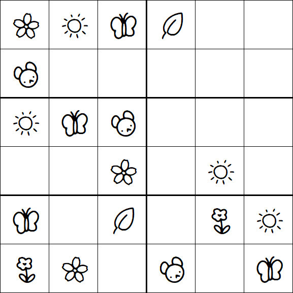 Kids Sudoku 6x6 - Fácil