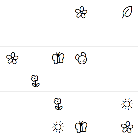 Kids Sudoku 6x6 - Difícil
