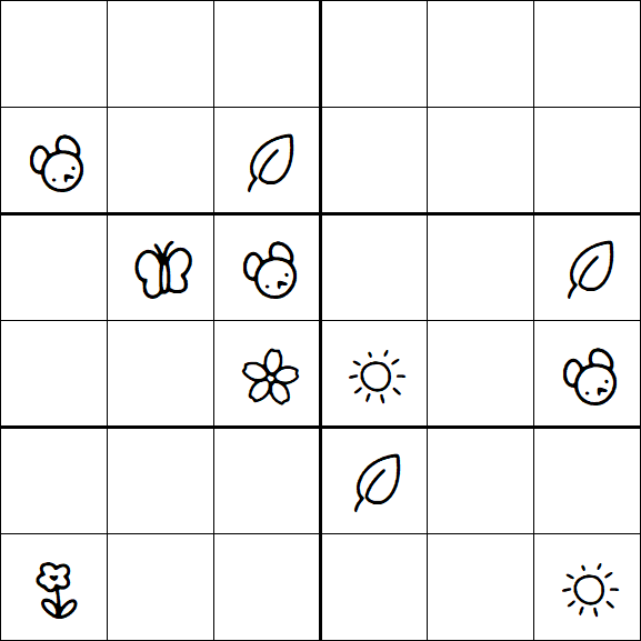 Kids Sudoku 6x6 - Difícil