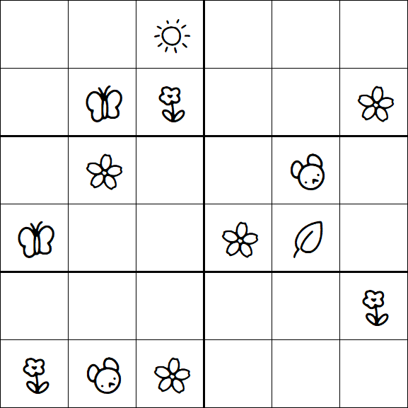 Kids Sudoku 6x6 - Difícil