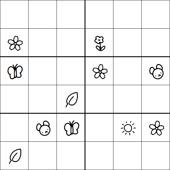 Kids Sudoku 6x6 - Difícil