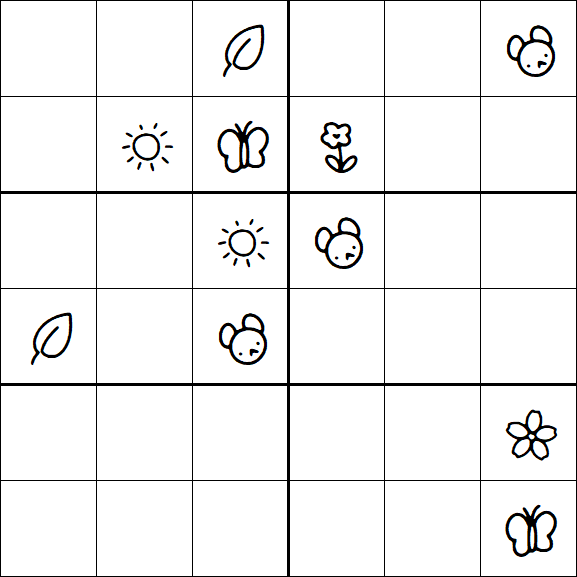 Kids Sudoku 6x6 - Difícil