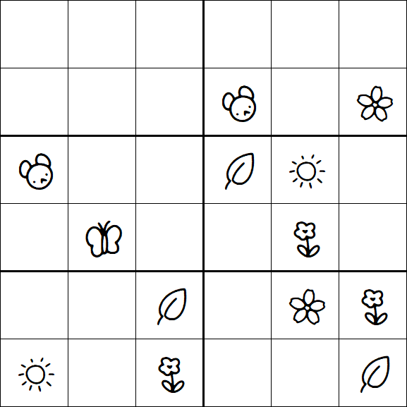 Kids Sudoku 6x6 - Difícil