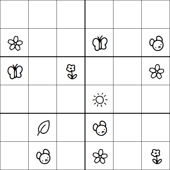 Kids Sudoku 6x6 - Difícil