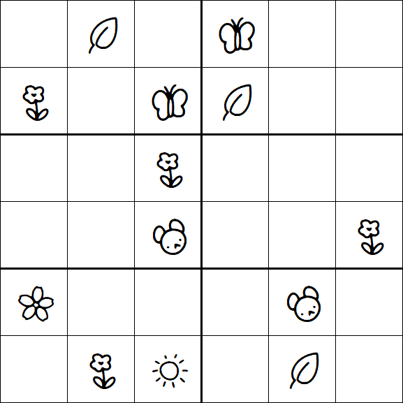 Sudoku 6x6 - Medium 