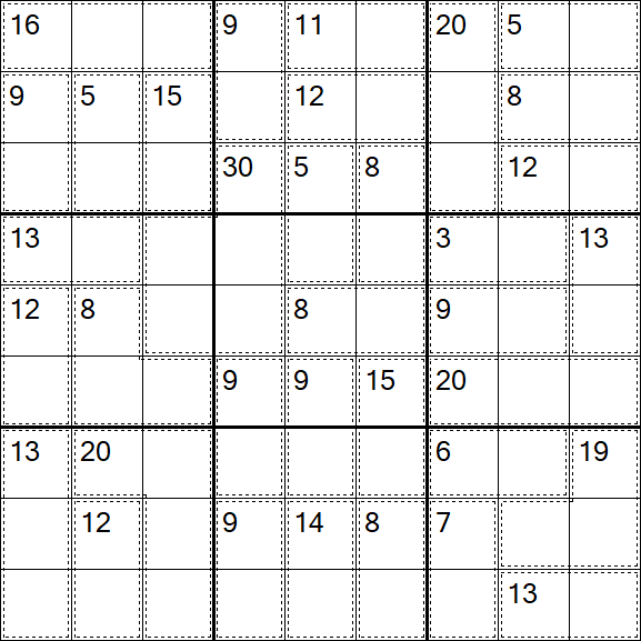 Killer Sudoku Easy Sudoku Puzzles