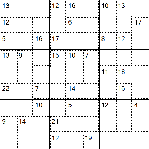 Killer Sudoku - Einfach