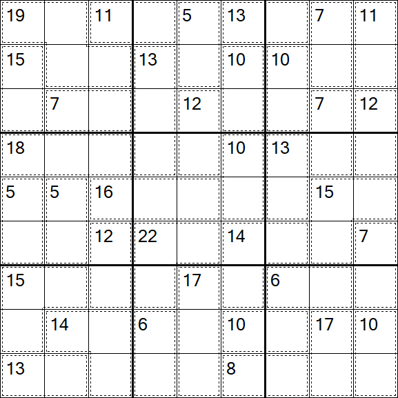 Killer Sudoku - Einfach