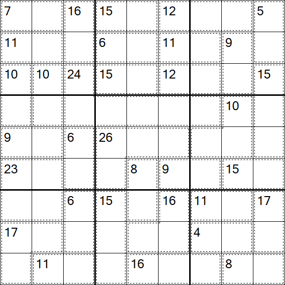 Killer Sudoku - Einfach