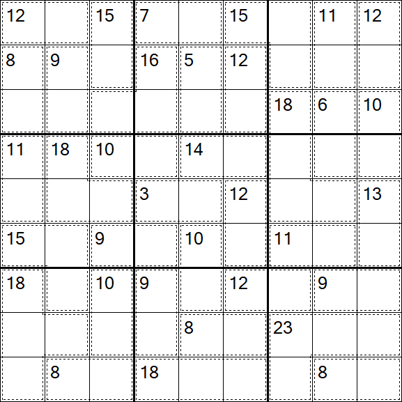 Killer Sudoku - Einfach