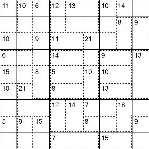 Killer Sudoku - Einfach