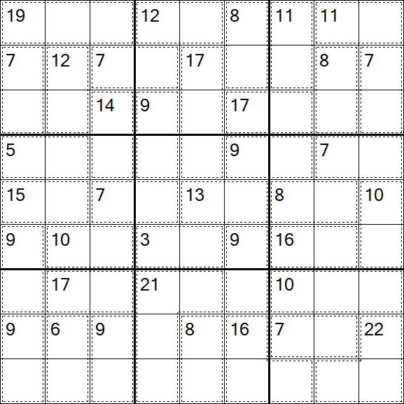Killer Sudoku - Einfach