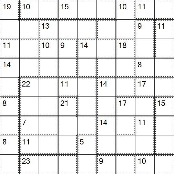 Killer Sudoku - Einfach