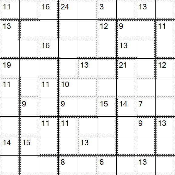 Killer Sudoku - Einfach