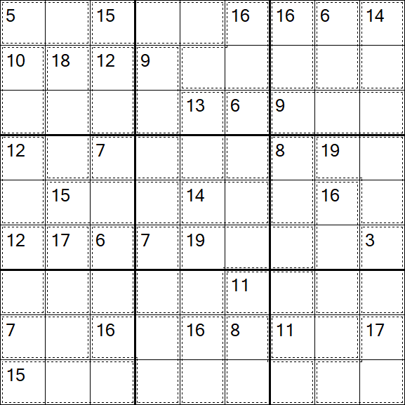 Killer Sudoku - Einfach