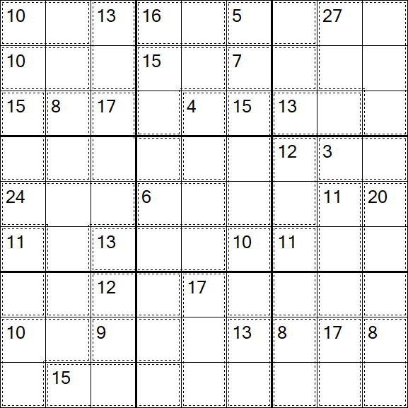 Killer Sudoku - Einfach