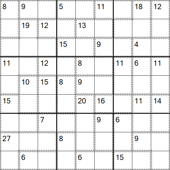 Killer Sudoku - Einfach