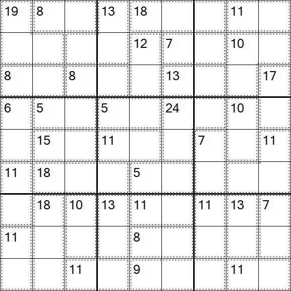 Killer Sudoku - Einfach