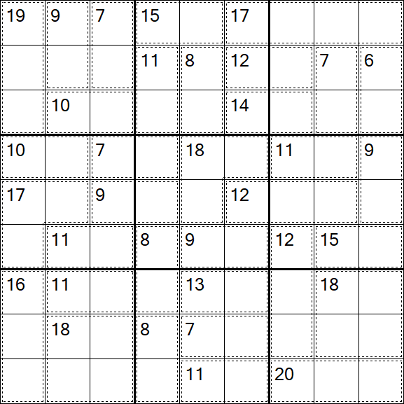 Killer Sudoku - Einfach