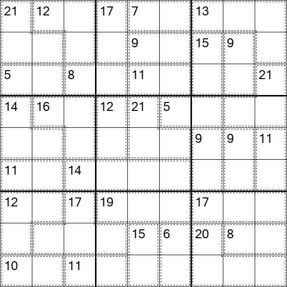 Killer Sudoku - Easy