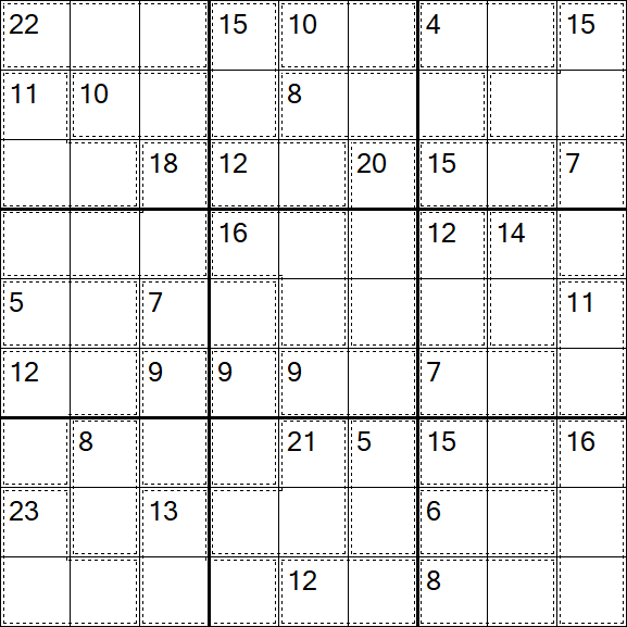Killer Sudoku - Easy
