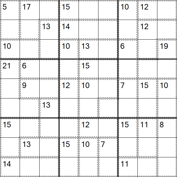 Killer Sudoku - Easy