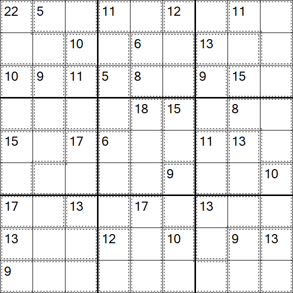 Killer Sudoku - Easy