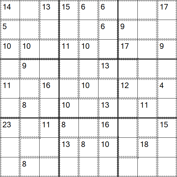 Killer Sudoku - Easy