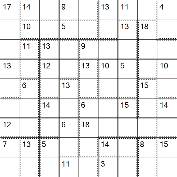 Killer Sudoku - Easy